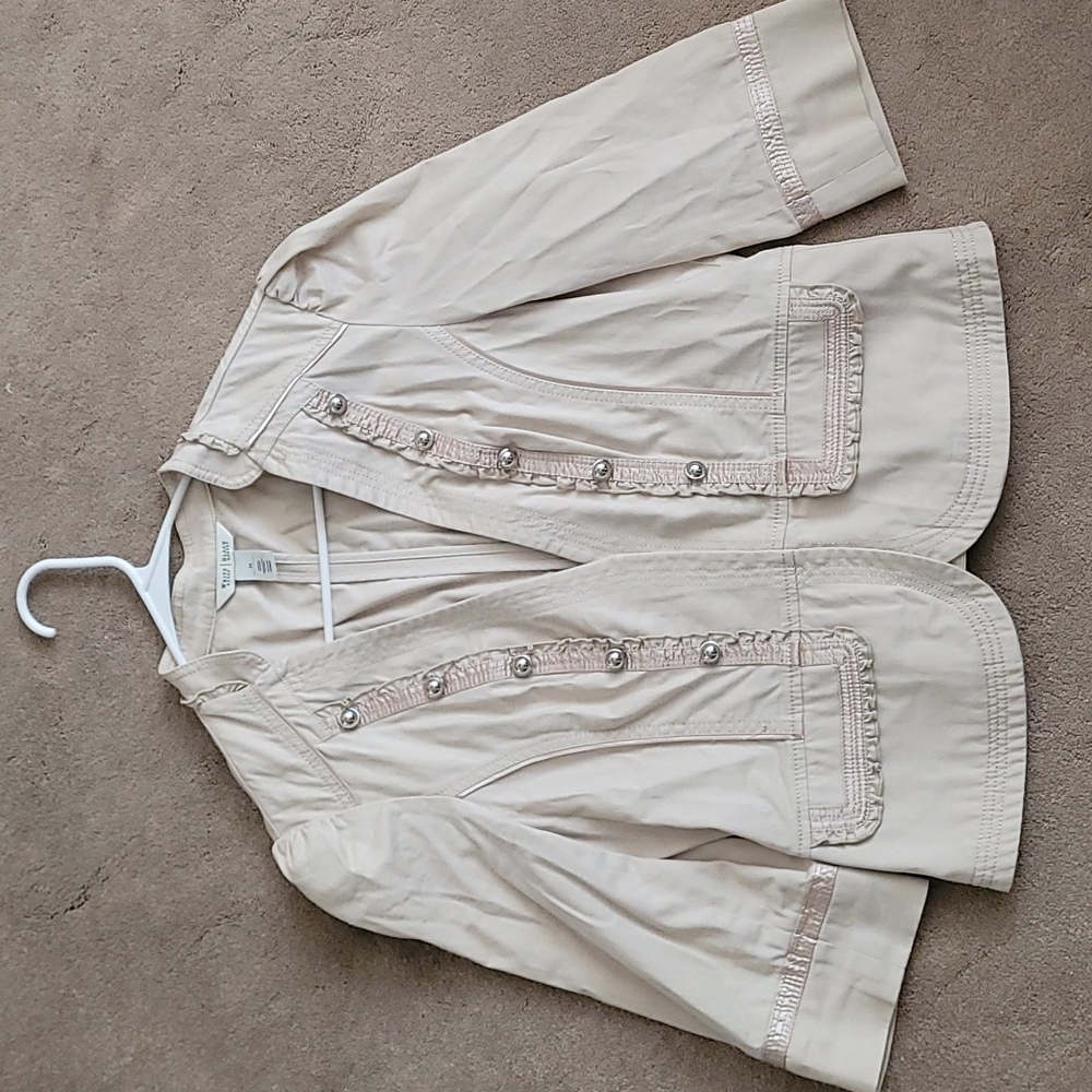 WHBM Beige jacket size medium